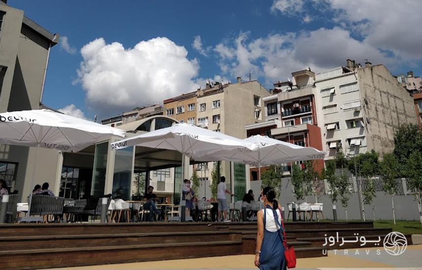 کافه رستوران در موزه گازهانه استانبول 